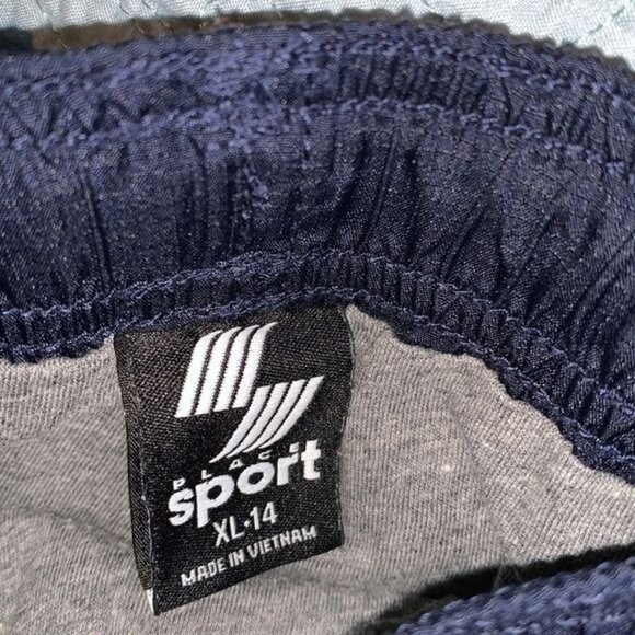 Boys XL Navy Blue Athletic Pants With Elastic Waistband - Picture 3 of 6